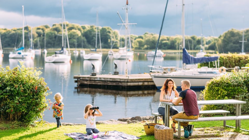 Mountshannon , Co Clare on the Lough Derg Blue Way. Photograph by Eamon Ward